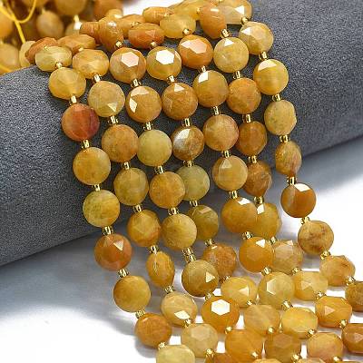 Natural Topaz Jade Beads Strands G-C116-A121-01-1