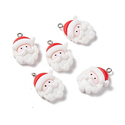 Christmas Theme Opaque Resin Pendants LS-FIND-E025-14-1