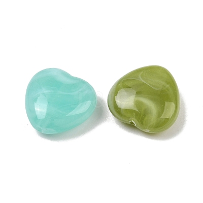 Opaque Acrylic Beads X-MACR-C037-05A-1