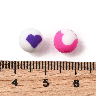 Handmade Polymer Clay Beads CLAY-I011-01B-1