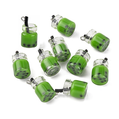 Glass Bottle Pendants CRES-S359-01H-1