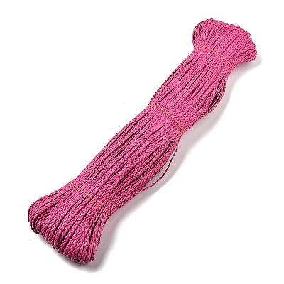 3-Ply PU Leather Braided Cord OCOR-Q059-01C-1
