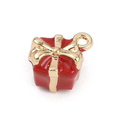 Alloy Enamel Charms PALLOY-R158-05G-03-1