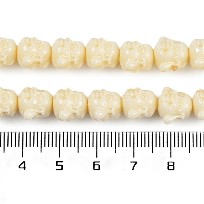 Synthetic Coral Carved Beads Strands CORA-C003-11A-1