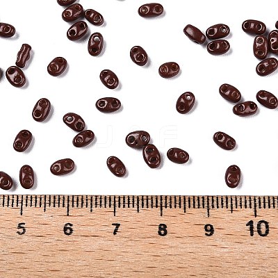 Baking Paint Glass Seed Beads SEED-T006-03V-1