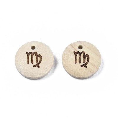 Laser Out Wood Pendants WOOD-S053-51E-1