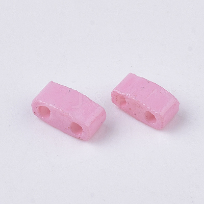 2-Hole Baking Paint Glass Seed Beads SEED-S023-17B-29-1