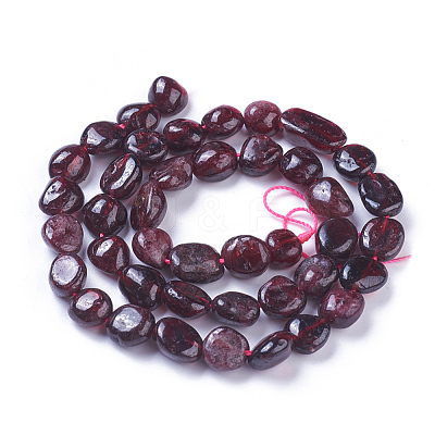 Natural Garnet Beads Strands G-P433-04-1