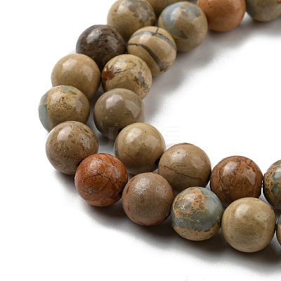 Natural Aqua Terra Jasper Strands G-S150-50-4mm-1