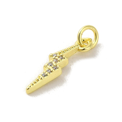 Brass Micro Pave Cubic Zirconia Pendants KK-M283-29A-01-1