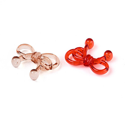 Transparent Acrylic Beads X-TACR-T030-09M-1