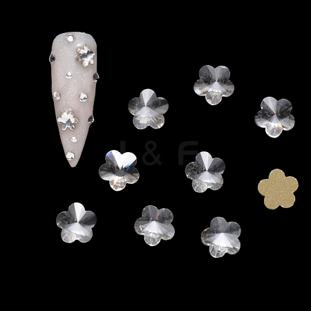 Flat Back Glass Rhinestone Cabochons MRMJ-Q072-39A-1