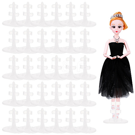 Plastic Doll Stands ODIS-WH0038-98B-1