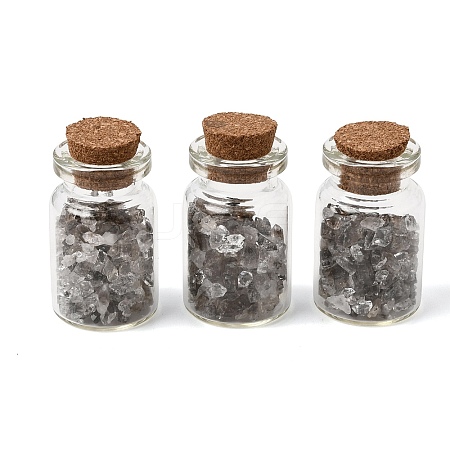 Transparent Glass Wishing Bottle Decoration GG-CBAF5F4-07-1
