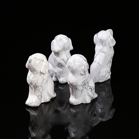 Natural Howlite Display Decorations PW-WG57B80-27-1