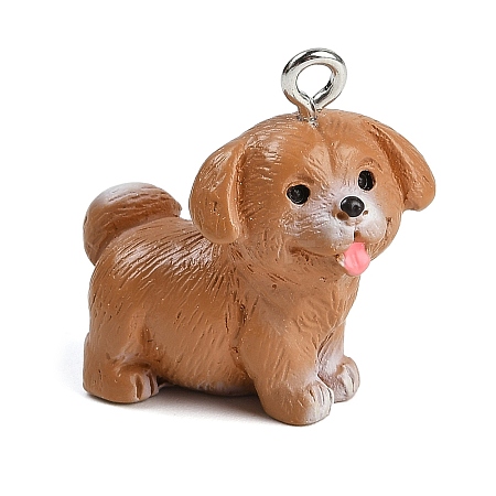 Cute Opaque Resin Pendants LS-RESI-R458-05D-1
