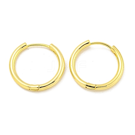 Brass Hoop Earrings EJEW-L211-08F-G-1