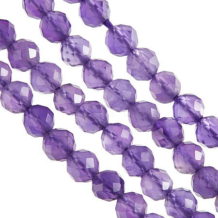1 Strand Natural Amethyst Beads Strands G-OC0005-39-1