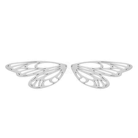 304 Stainless Steel Pendants STAS-WH0033-06P-1