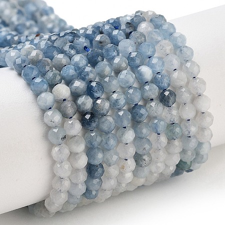 Natural Aquamarine Beads Strands G-B088-C24-03-1