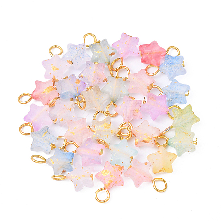 30Pcs Acrylic Pendants PALLOY-YW00062-01-1