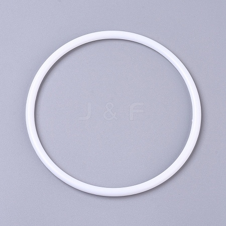 Hoops Macrame Ring DIY-WH0157-47D-1