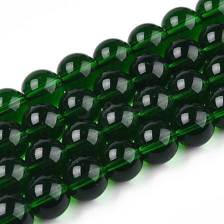 Transparent Glass Beads Strands LS-GLAA-T032-T8mm-22-1