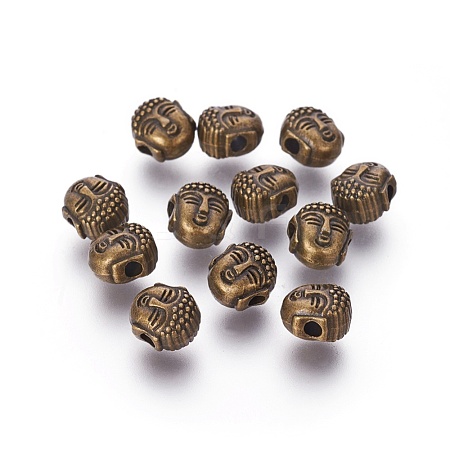 Tibetan Style Alloy Beads X-TIBEB-60018-AB-FF-1