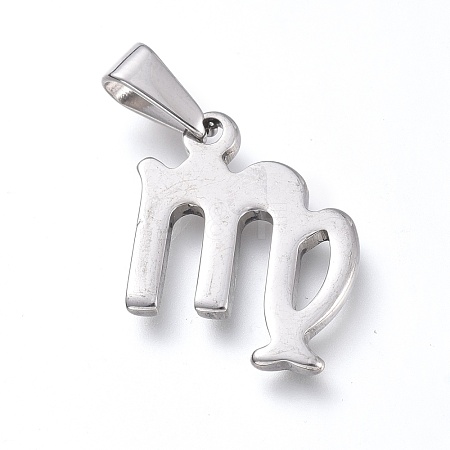 Non-Tarnish 304 Stainless Steel Pendants STAS-L210-06E-P-01-1