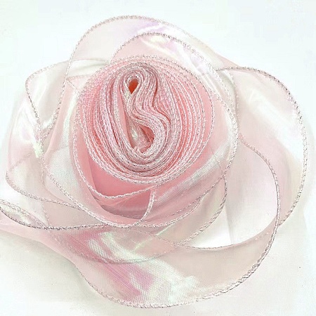 9M Iridescent Polyester Ribbons SRIB-TAC0002-08A-1