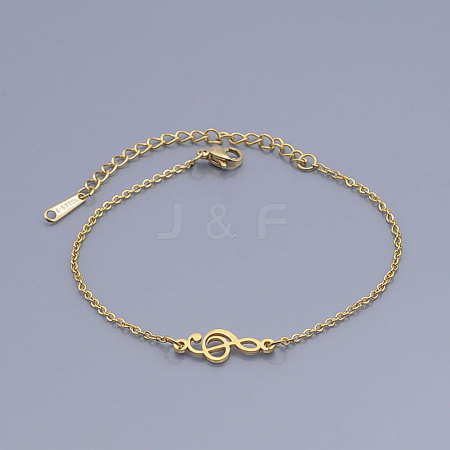 201 Stainless Steel Link Bracelets BJEW-T011-JN502-2-1