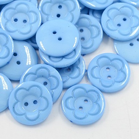 Acrylic Sewing Buttons for Clothes Design BUTT-E083-A-07-1