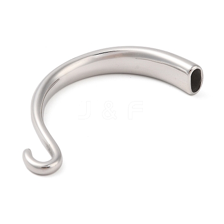 Non-Tarnish 304 Stainless Steel Hook and S-Hook Clasps STAS-U006-01A-P-1