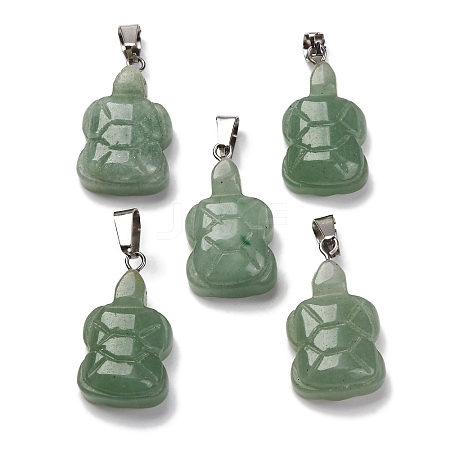 Natural Green Aventurine Pendants G-B127-06P-05-1