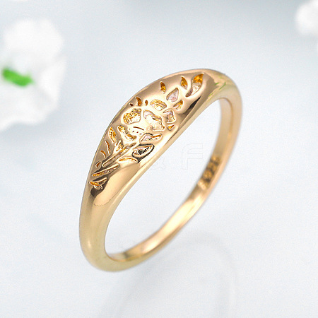 Brass Finger Rings for Women WG5FEDD-09-1