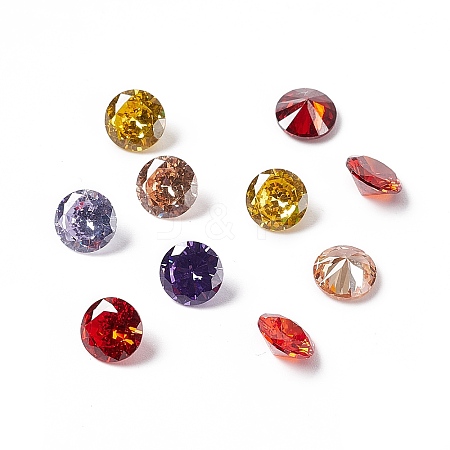 Cubic Zirconia Cabochons ZIRC-M002-7mm-1