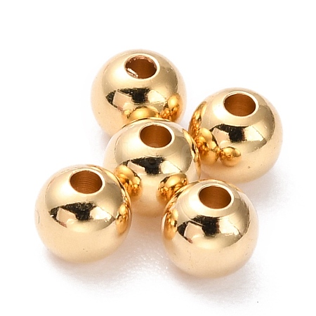 Brass Beads LS-X-KK-WH0063-05G-01-1