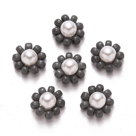 Glass Seed Beads Charms FIND-R086-05F-1