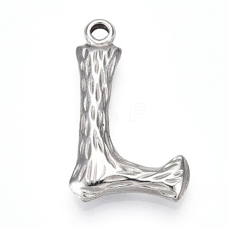 304 Stainless Steel Pendants STAS-N117-01P-L-1