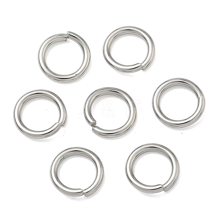 Tarnish Resistant 304 Stainless Steel Open Jump Rings X-STAS-E066-11-8mm-1