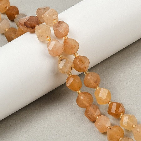 Dyed Natural Jade Beads Strands G-U023-A20-01C-1