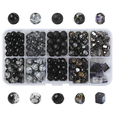 Glass Beads GLAA-YW0004-75C-1