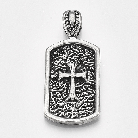 Tibetan Style Alloy Big Pendants X-PALLOY-S178-17-1