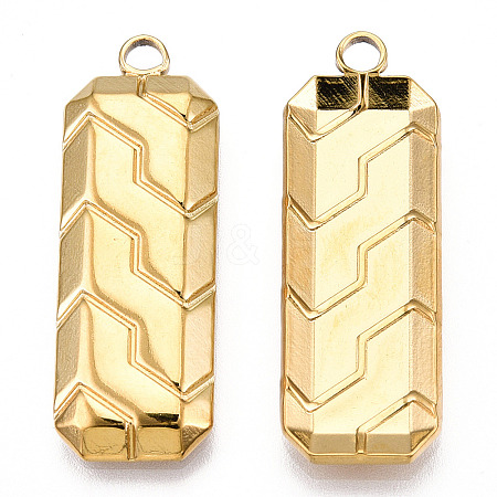 Ion Plating(IP) 304 Stainless Steel Pendants STAS-T063-213G-1