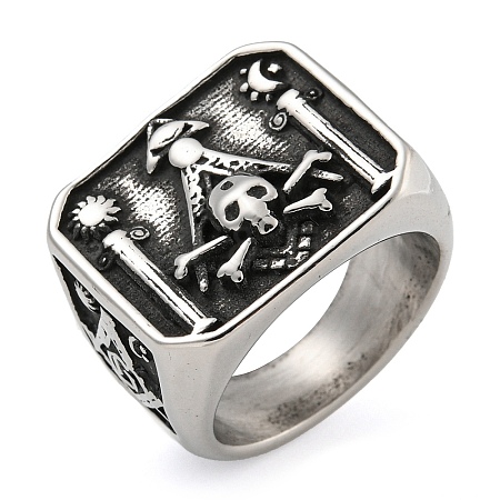 304 Stainless Steel Ring RJEW-B055-01AS-05-1