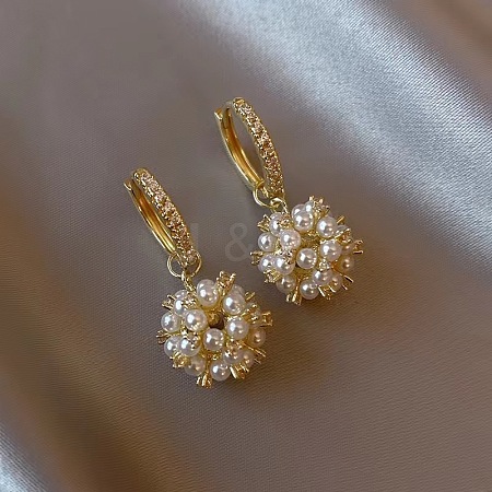 Alloy Rhinestone Hoop Earrings FS-WG20219-01-1