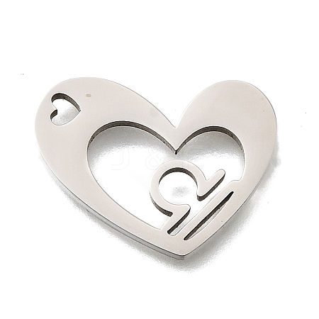 201 Stainless Steel Pendants STAS-A116-01P-07-1