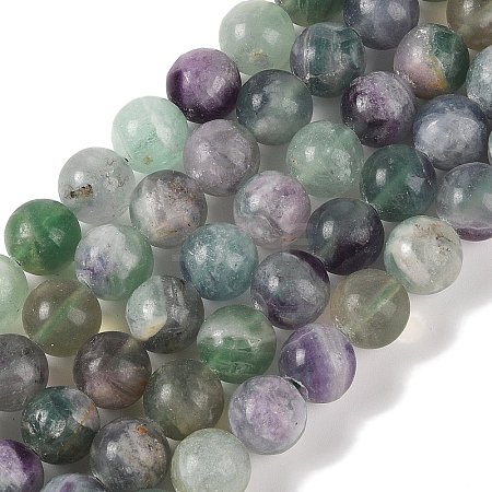 Natural Fluorite Beads Strands G-P530-B04-05-1