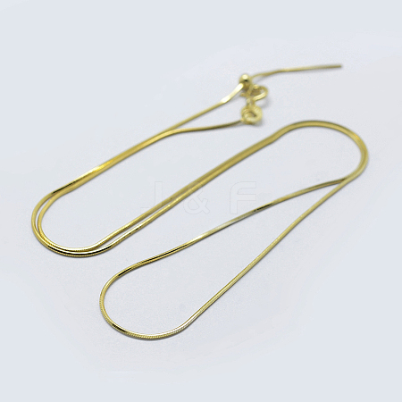 925 Sterling Silver Chain Necklaces STER-F039-15G-1
