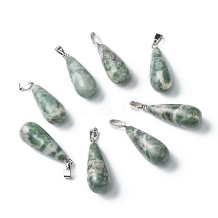 Natural Qinghai Jade Pendants G-F707-01-1